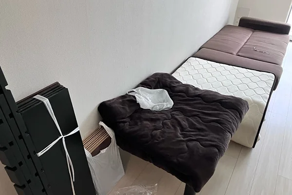 ベッド回収前の様子